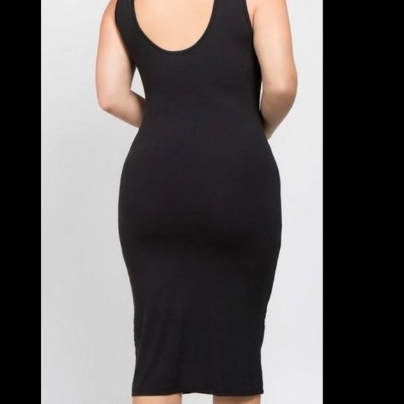 PLUS SIZE NAVY TANK DRESS - Picture 2 of 2